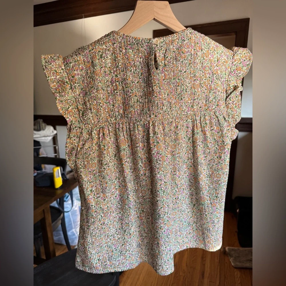 Harper Sage Women’s Kaleidoscope Blouse- Lavender Ochre - Picture 4 of 15